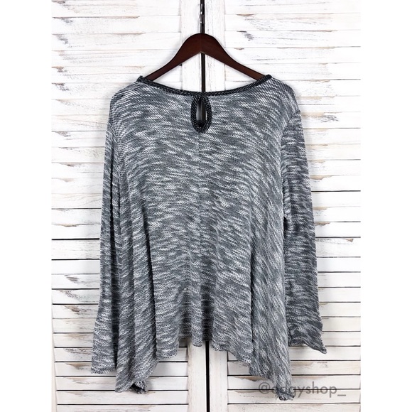 Vintage Havana | Swing Hi Lo Textured Top - Picture 3 of 5